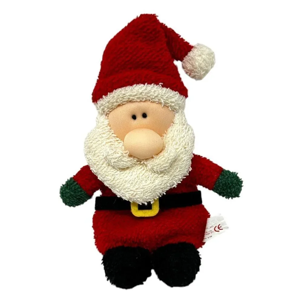 Russ Polar Pals Santa Claus‎ 7 Inch Plush Terry Cloth Stuffed Toy Christmas